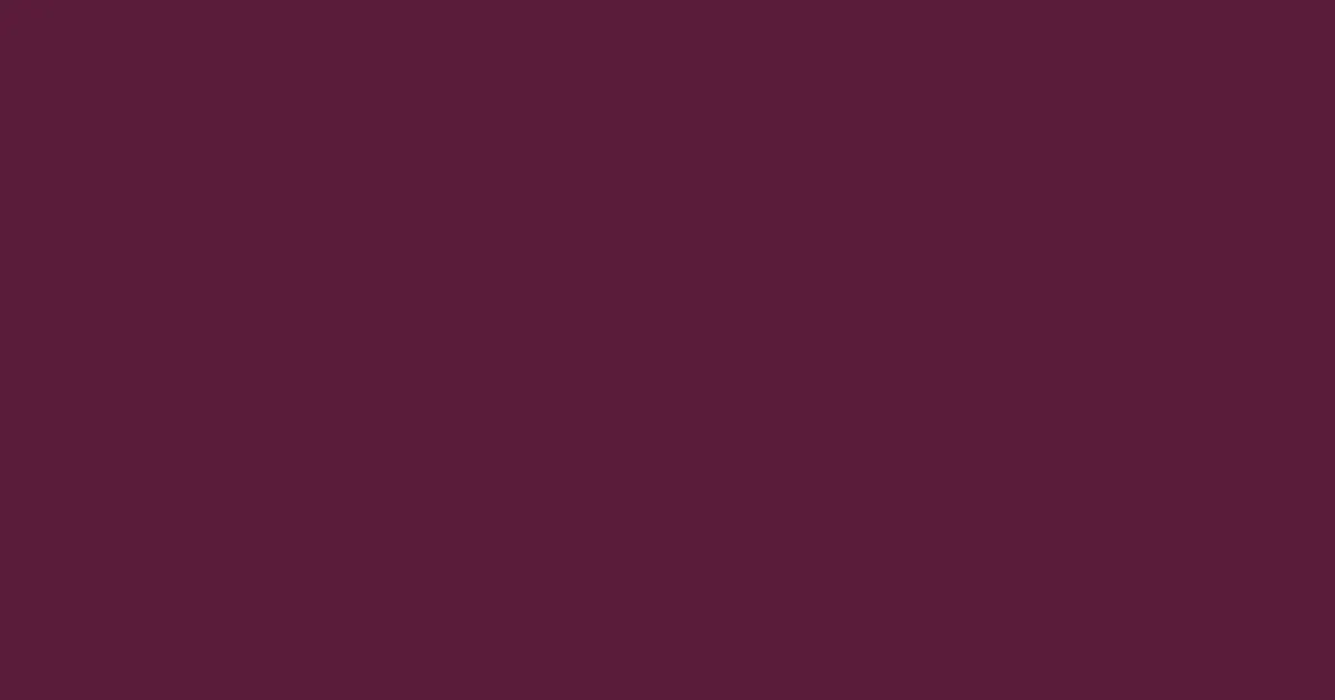 #5a1c3a wine berry color image