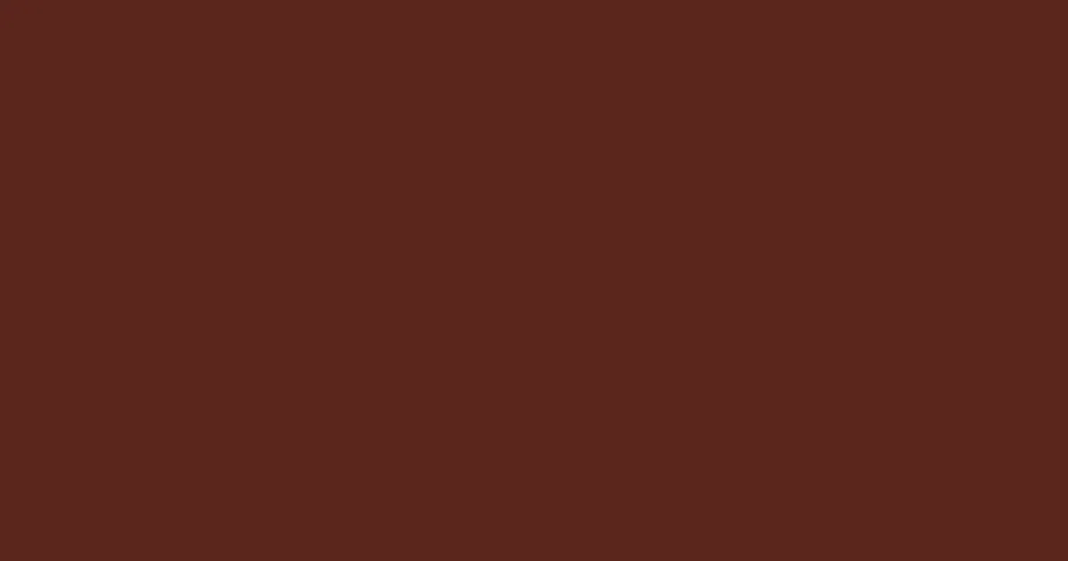 #5a261d brown derby color image