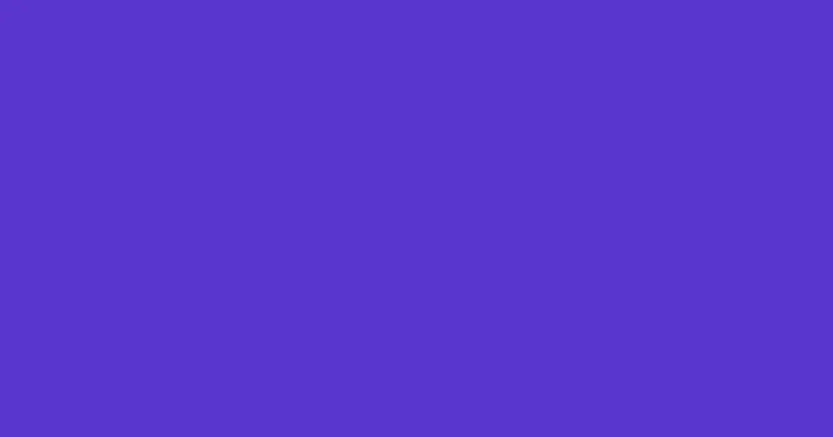 #5a36cd purple heart color image