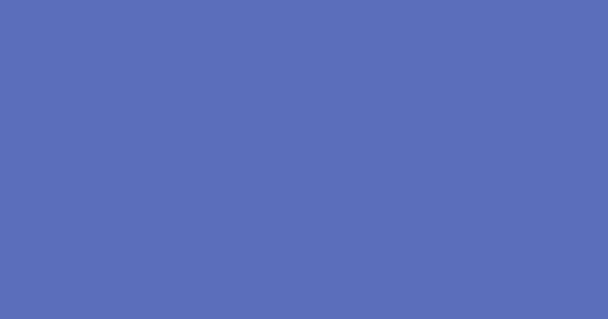 #5a6dbc blue violet color image