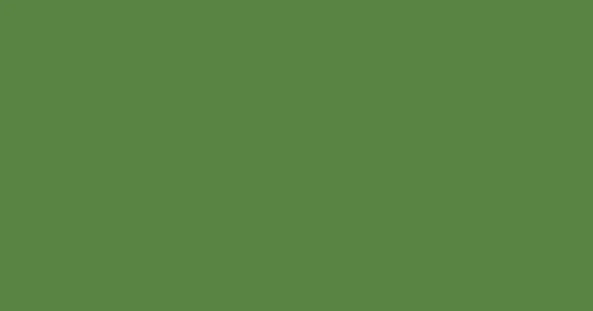 #5a8444 fern green color image