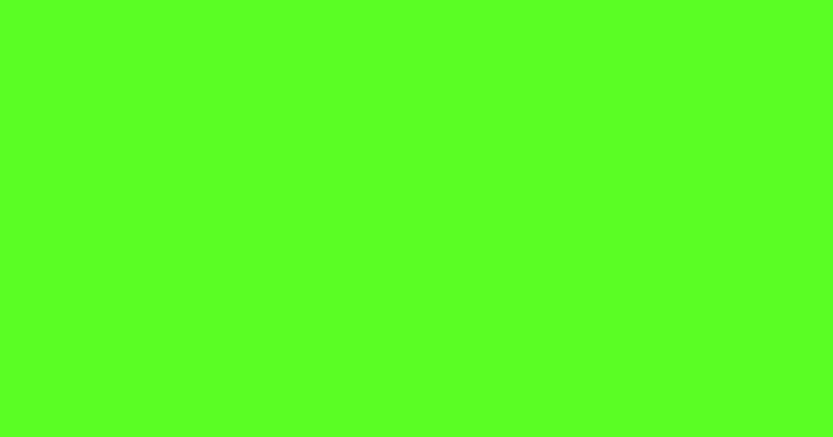 #5afd24 bright green color image