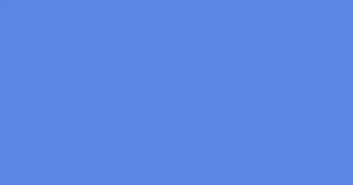5b86e5 - Cornflower Blue Color Informations