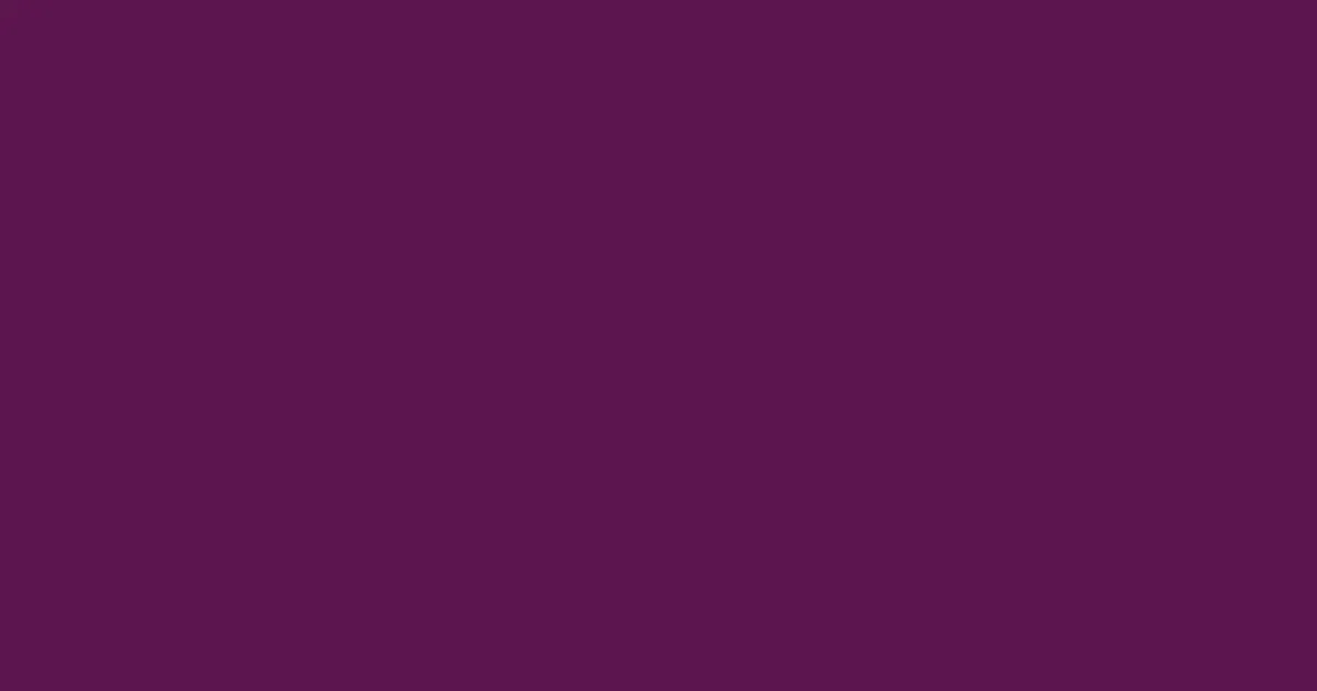 #5c164f wine berry color image