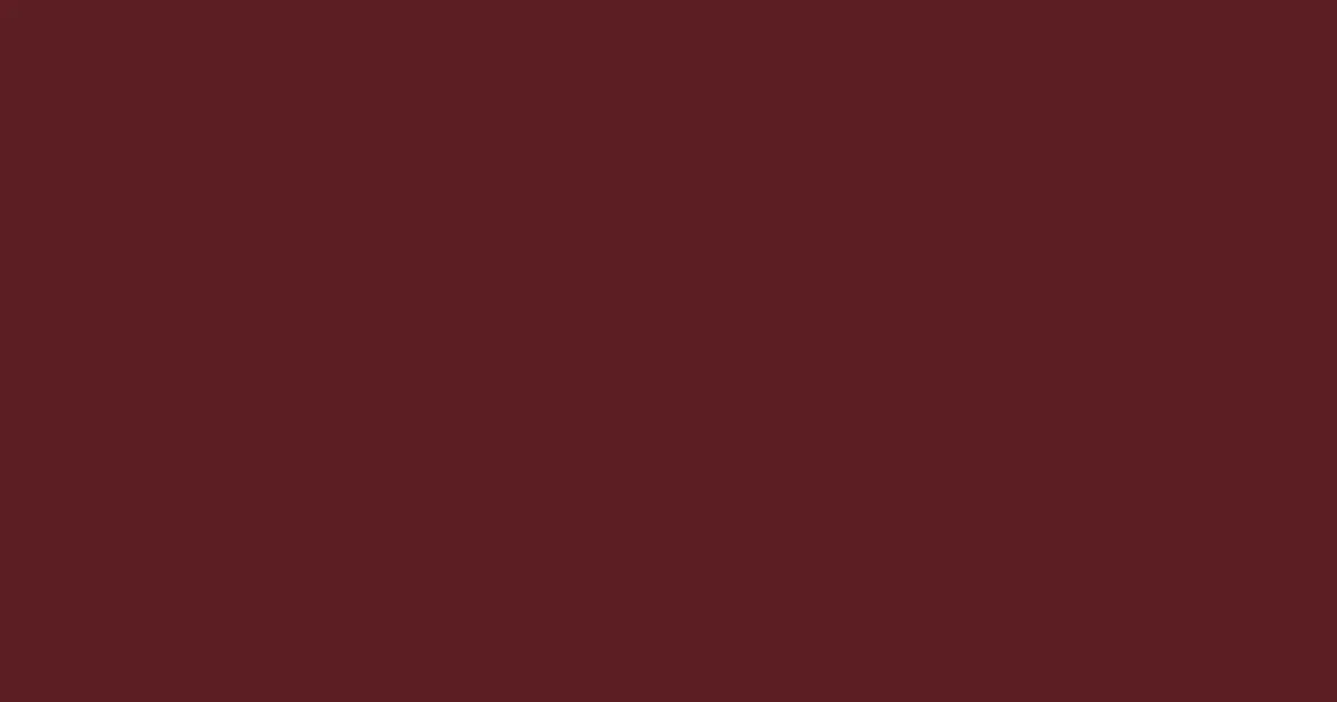 #5c1d23 wine berry color image