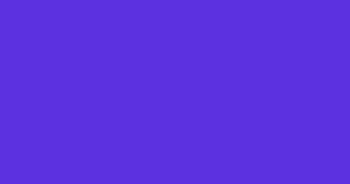 #5c32de purple heart color image