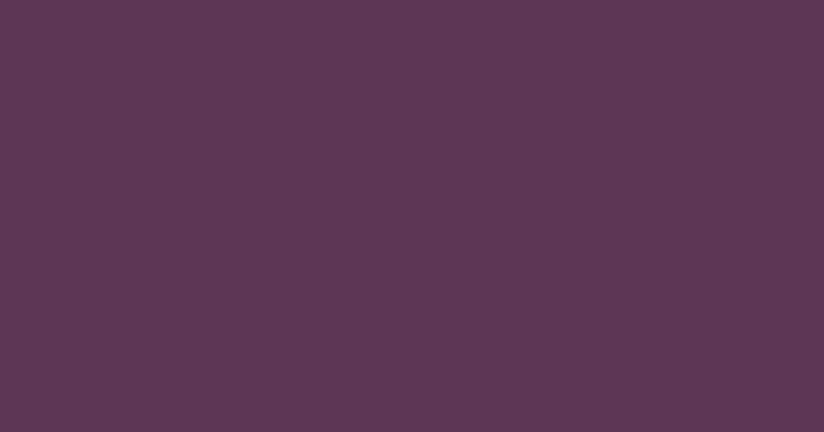 5c3656 - Eggplant Color Informations