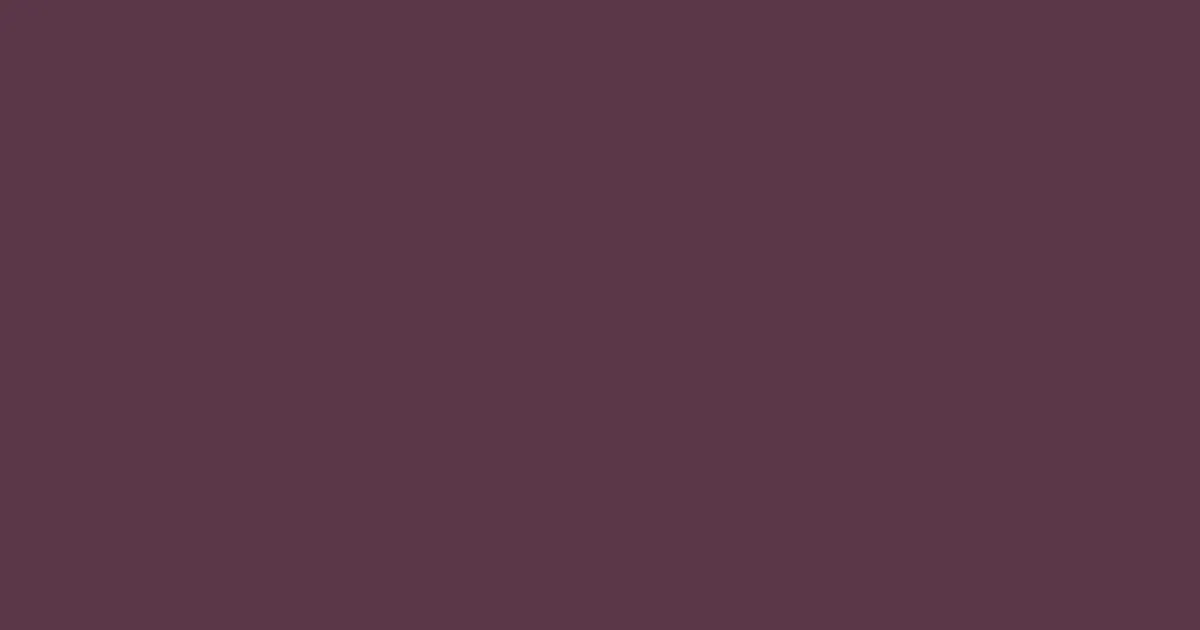 #5c3748 eggplant color image