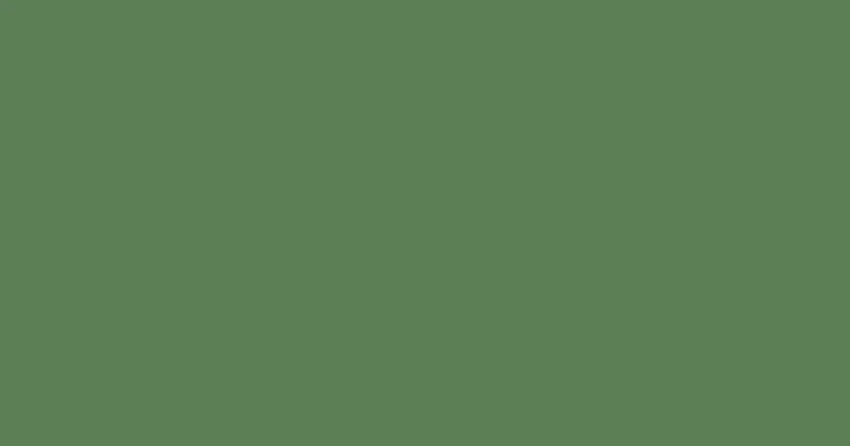 #5c7f55 glade green color image
