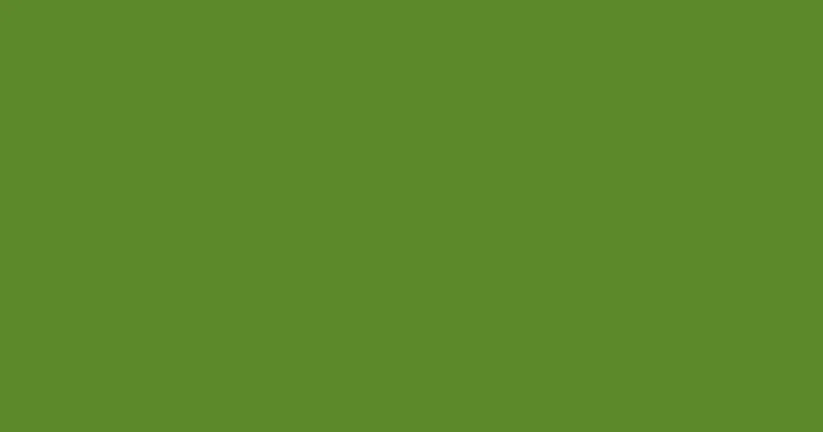 #5c8a2b olive drab color image