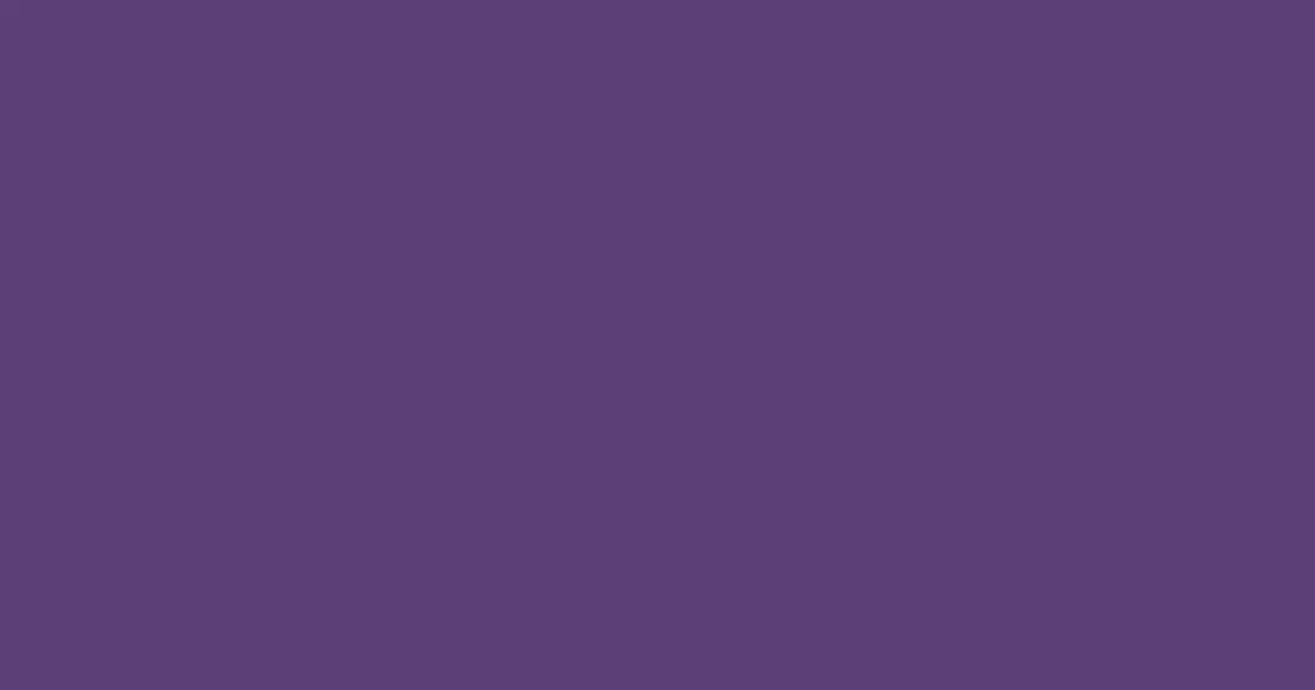 #5d3f78 cyber grape color image