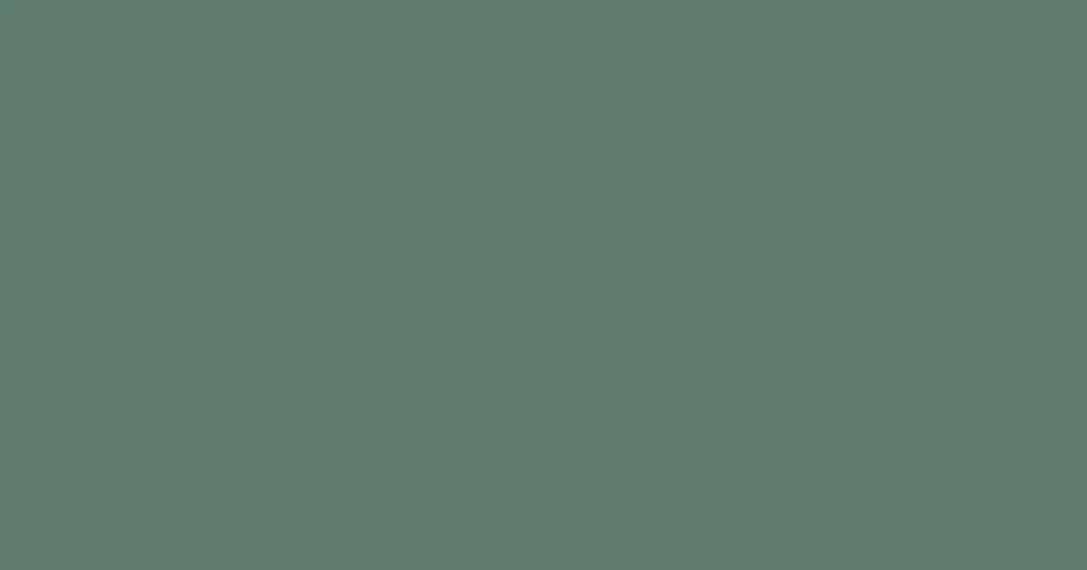 #5d7b6c viridian green color image