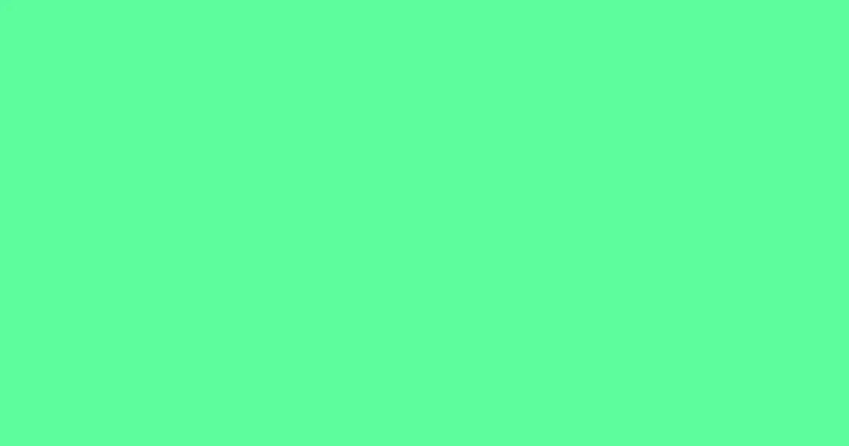 #5dfb9d screamin green color image