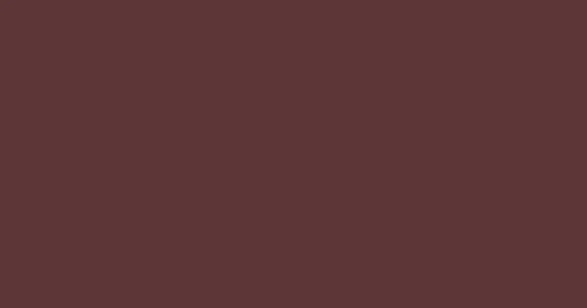 #5e3639 congo brown color image