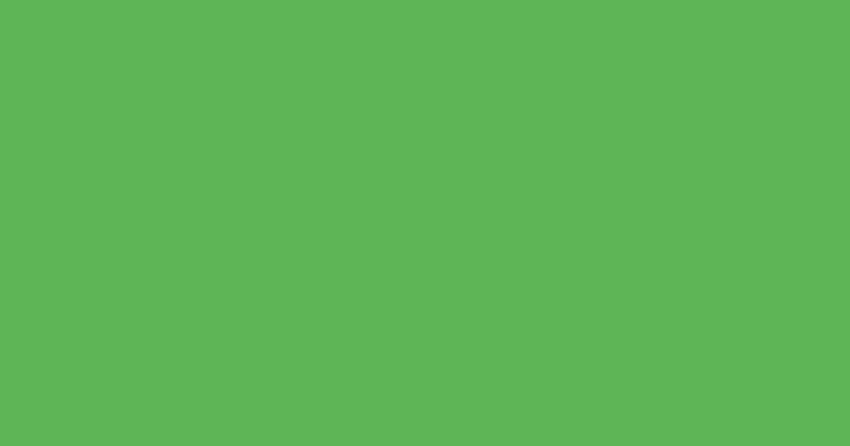 #5eb454 fern color image