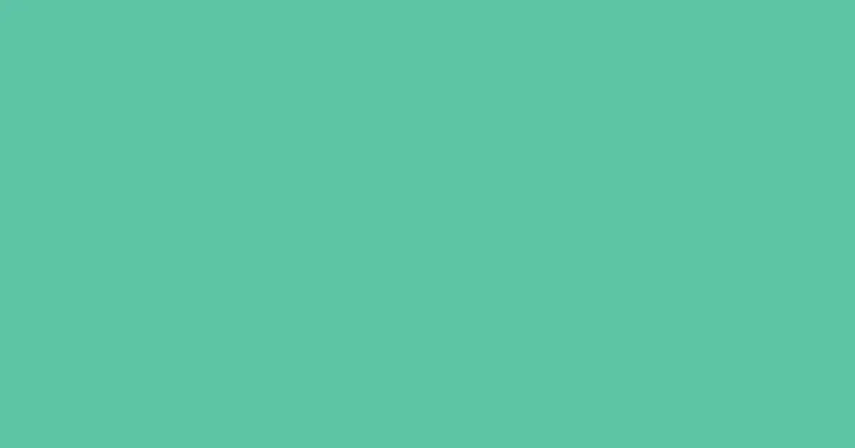 #5ec4a5 ocean green pearl color image