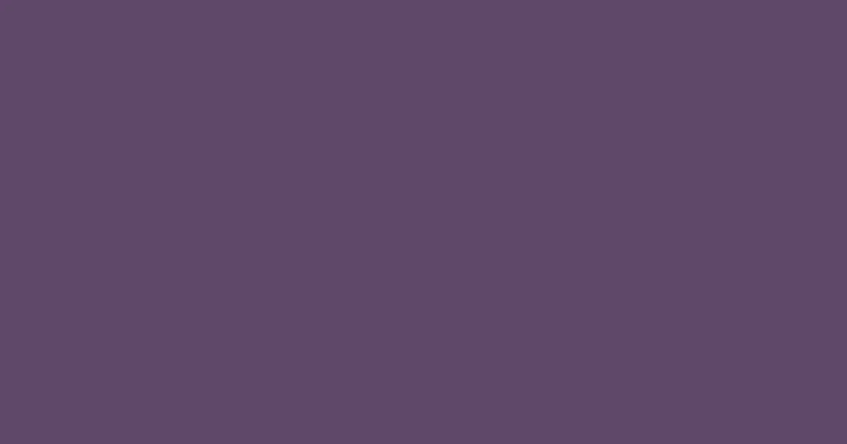 #5f486a mulled wine color image