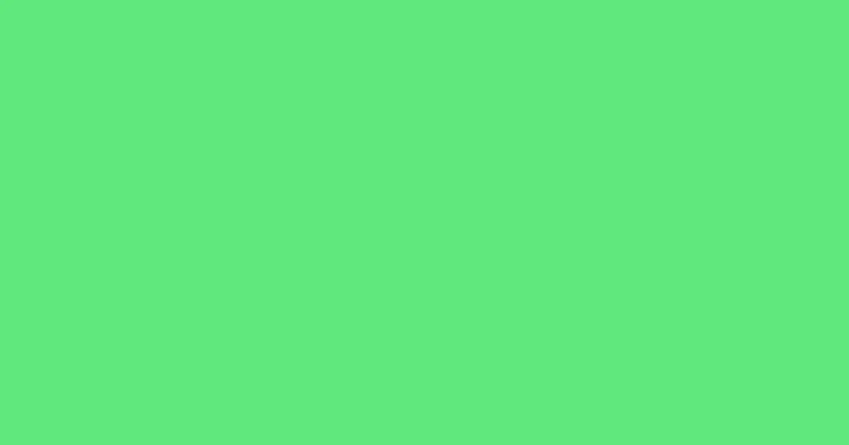 #5fe87c caribbean green pearl color image