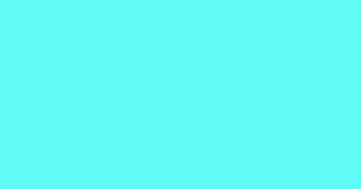 #5ffcf4 aquamarine color image