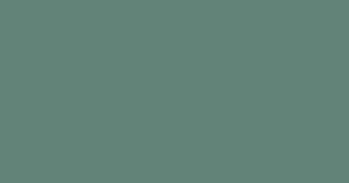 #608378 viridian green color image