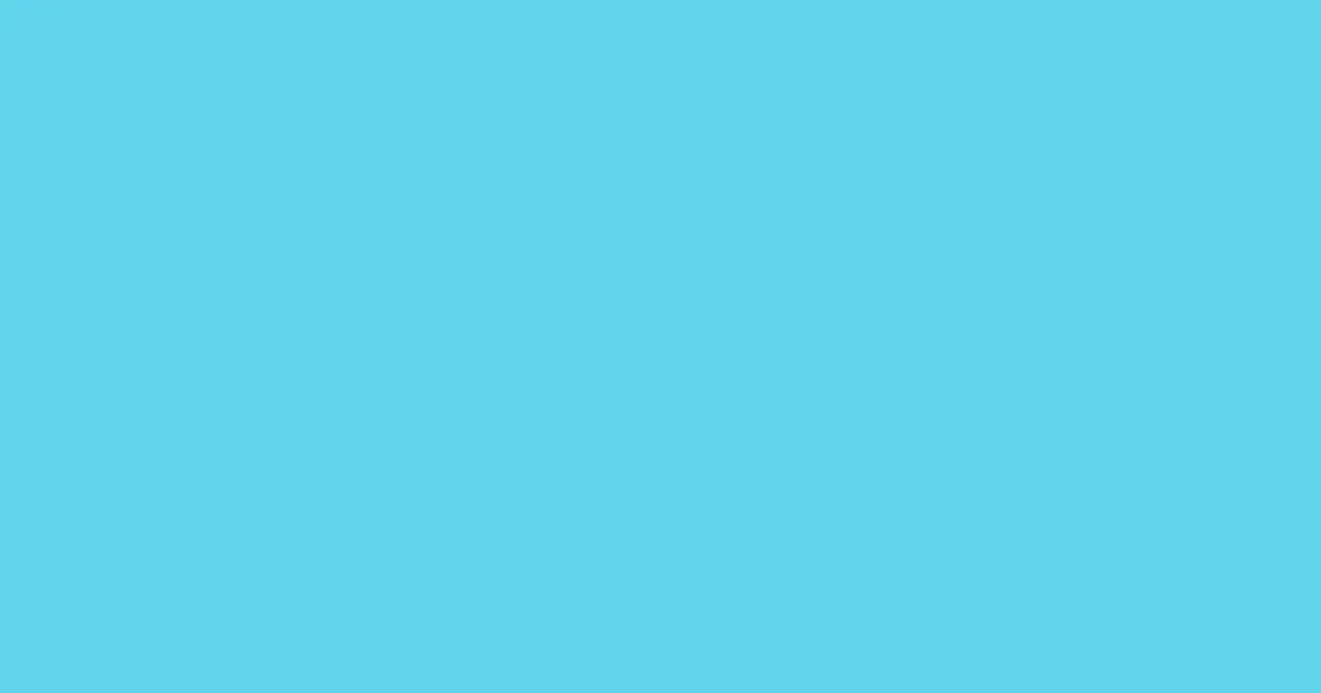 #60d4ea turquoise blue color image