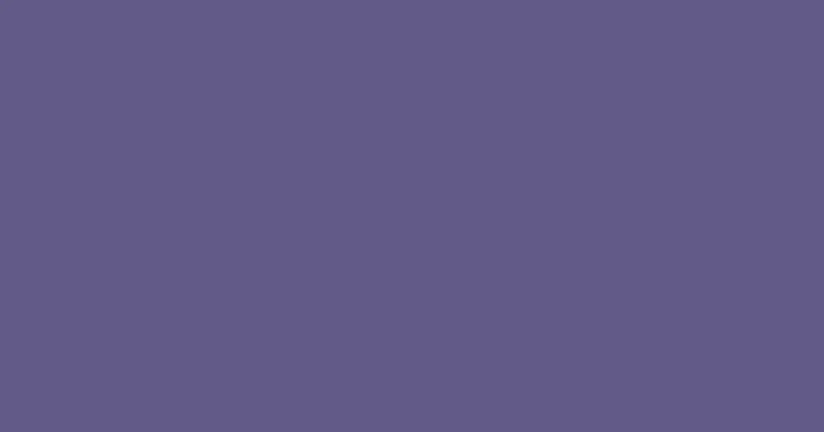 #615a87 amethyst color image