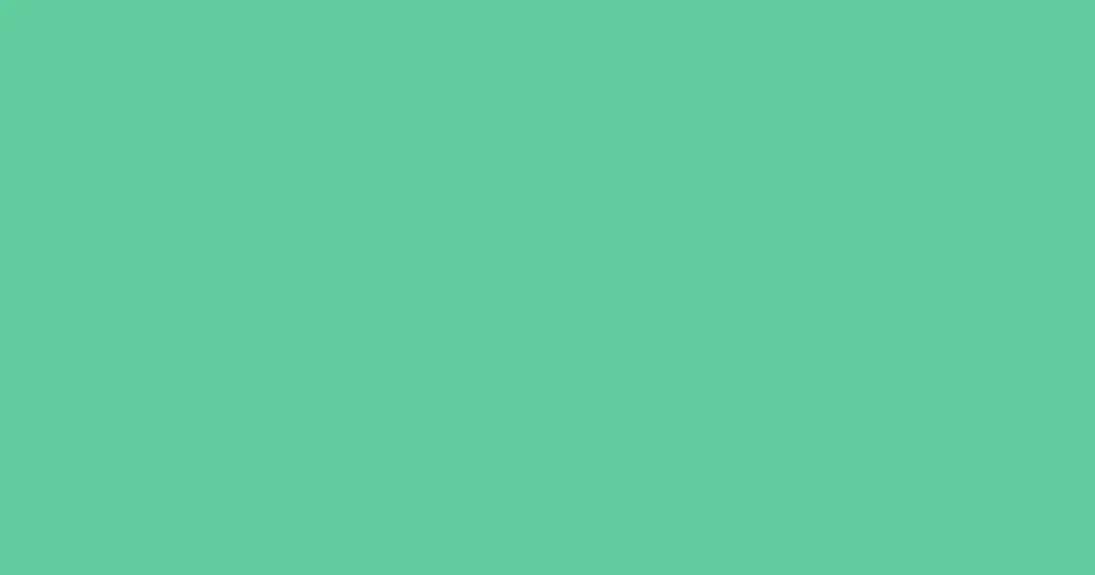 #61cd9c caribbean green pearl color image