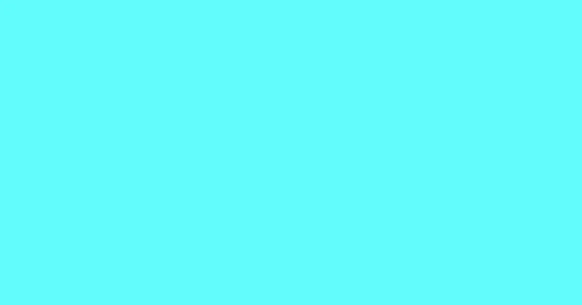 #61fcfc aquamarine color image