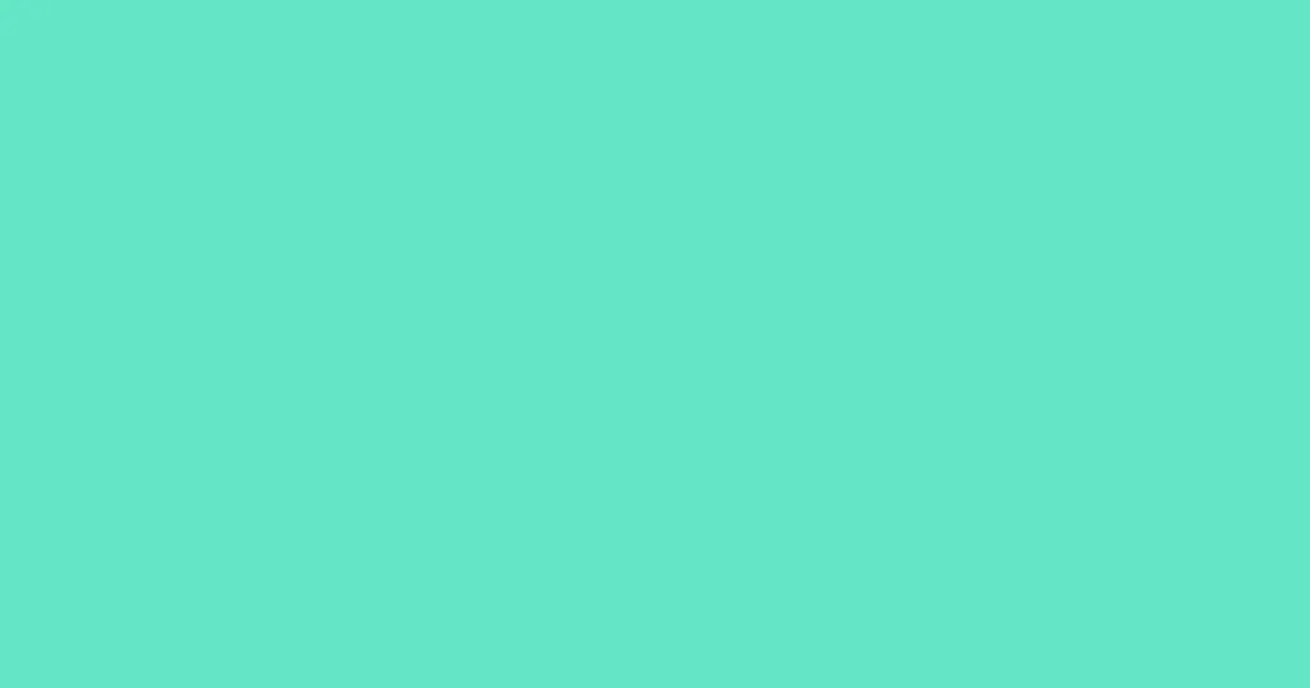 #63e6c4 turquoise blue color image