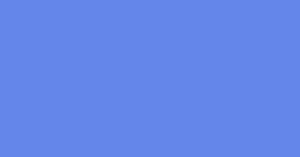 #6586ea cornflower blue color image