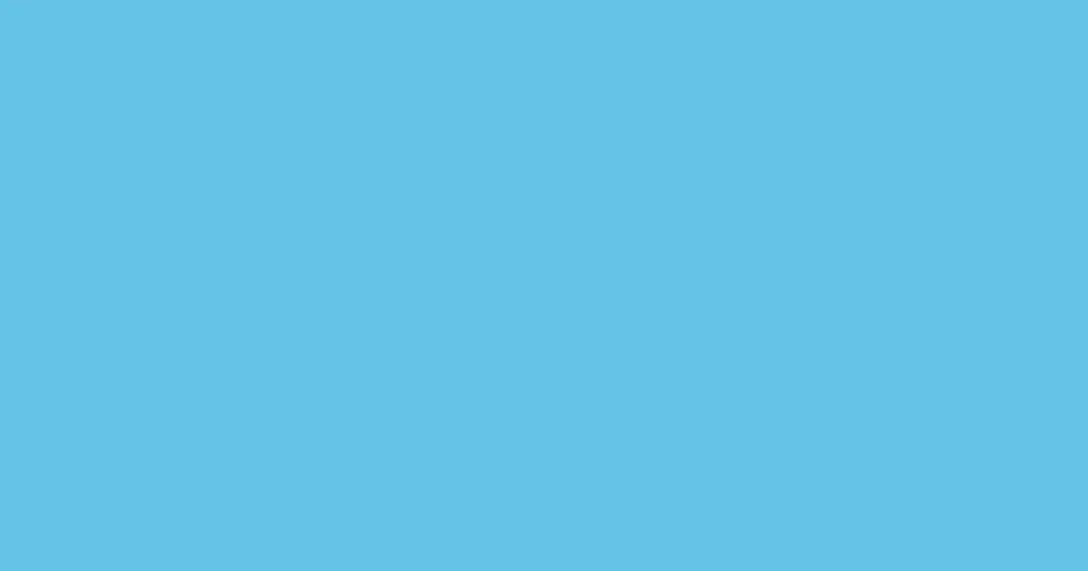 #65c3e7 turquoise blue color image