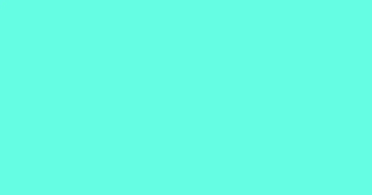 #65fde3 aquamarine color image