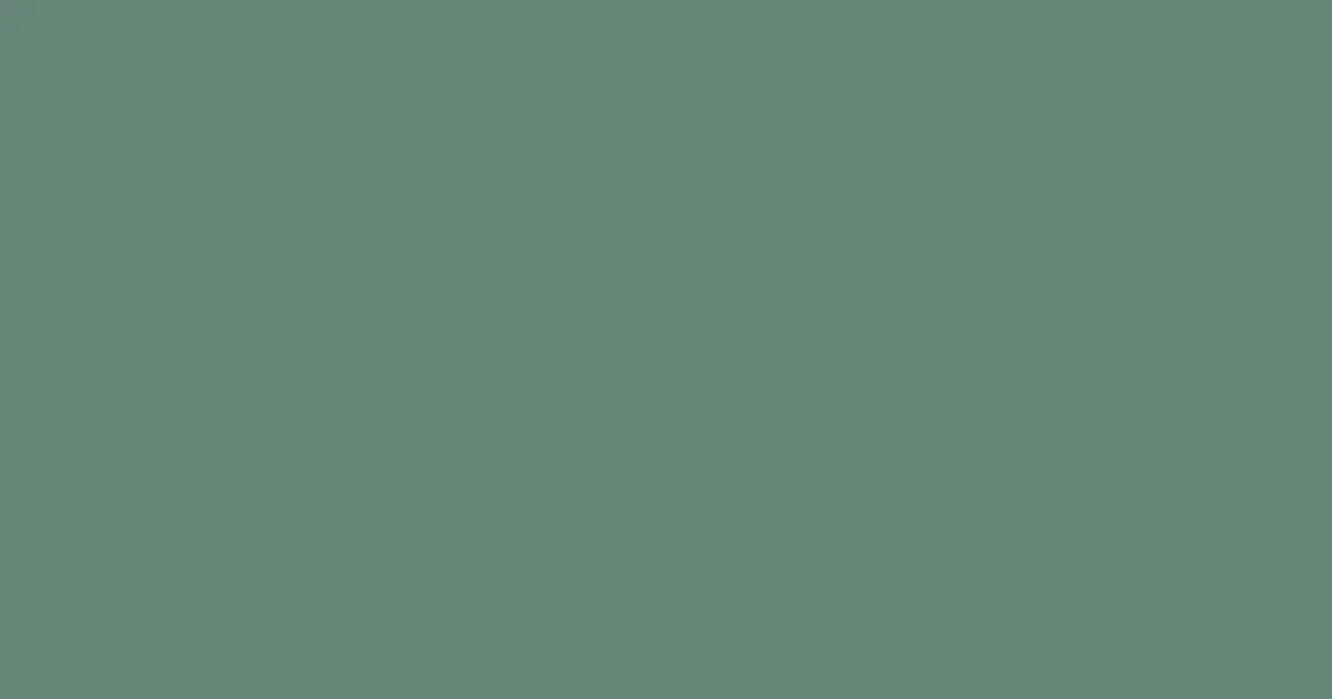 #668576 viridian green color image