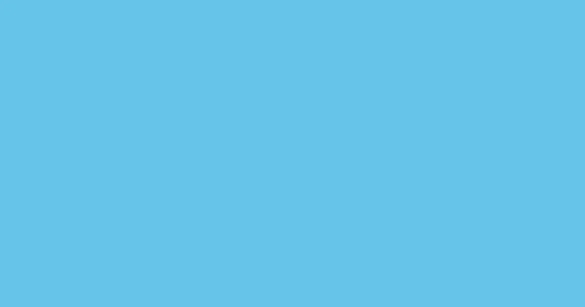 #66c4ea turquoise blue color image
