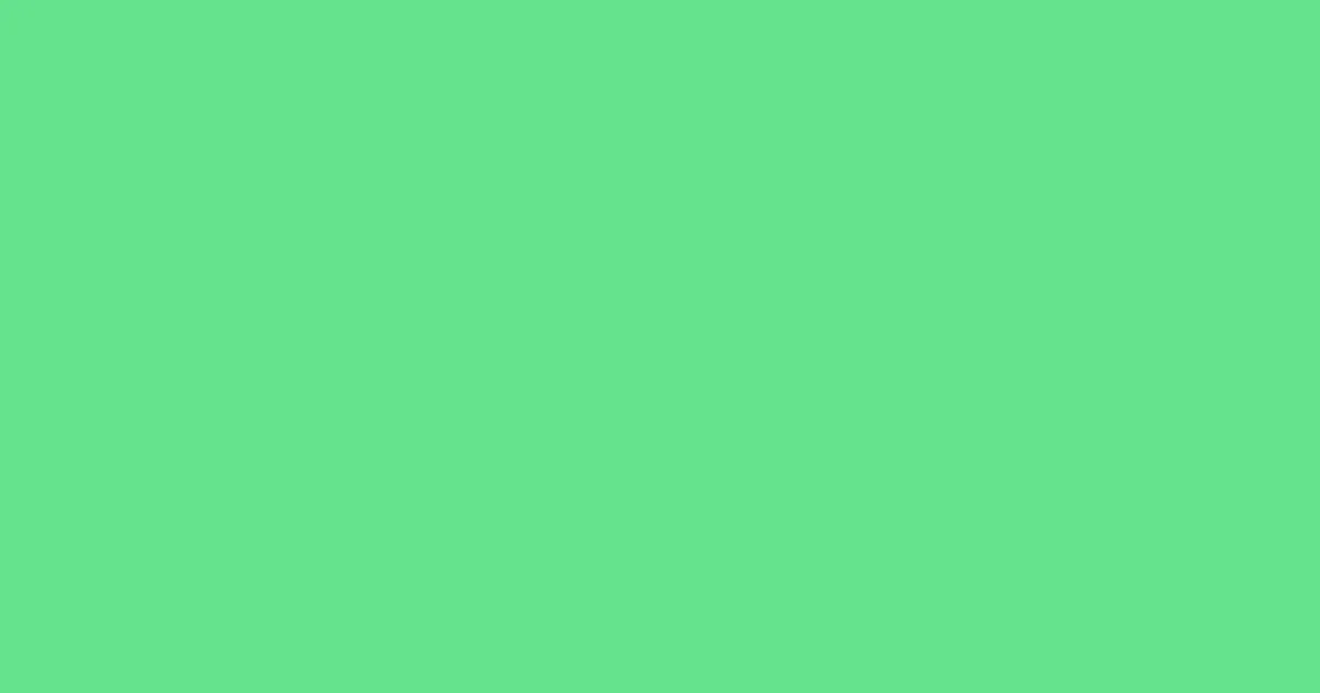 #66e28d caribbean green pearl color image