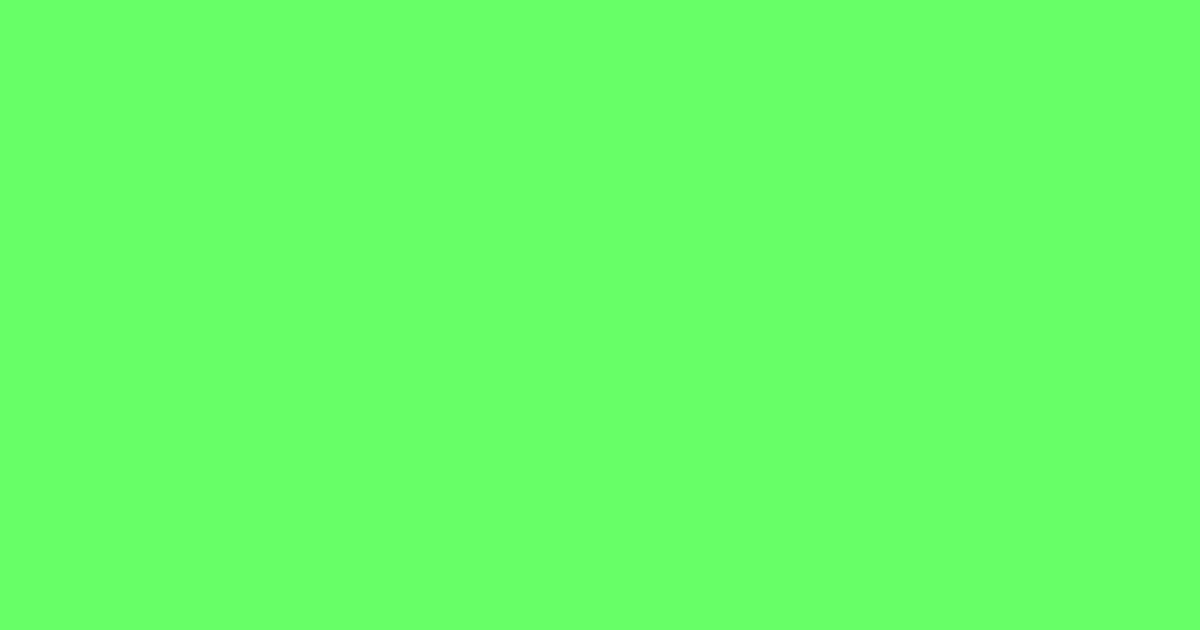 #66ff67 screamin' green color image