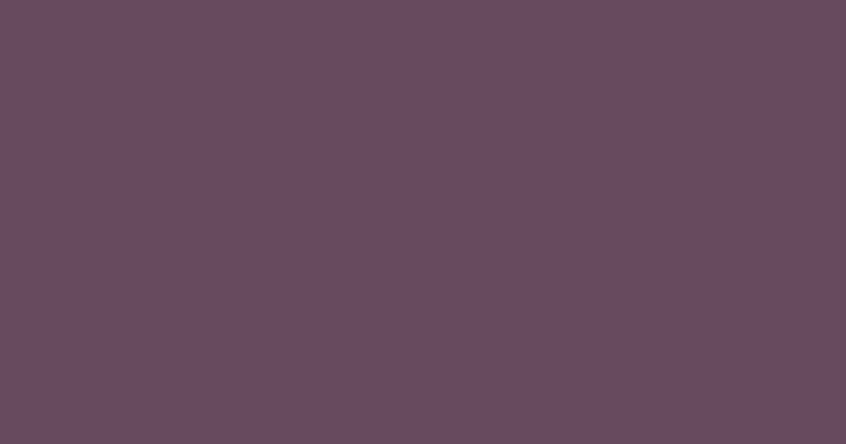 #674b5d eggplant color image