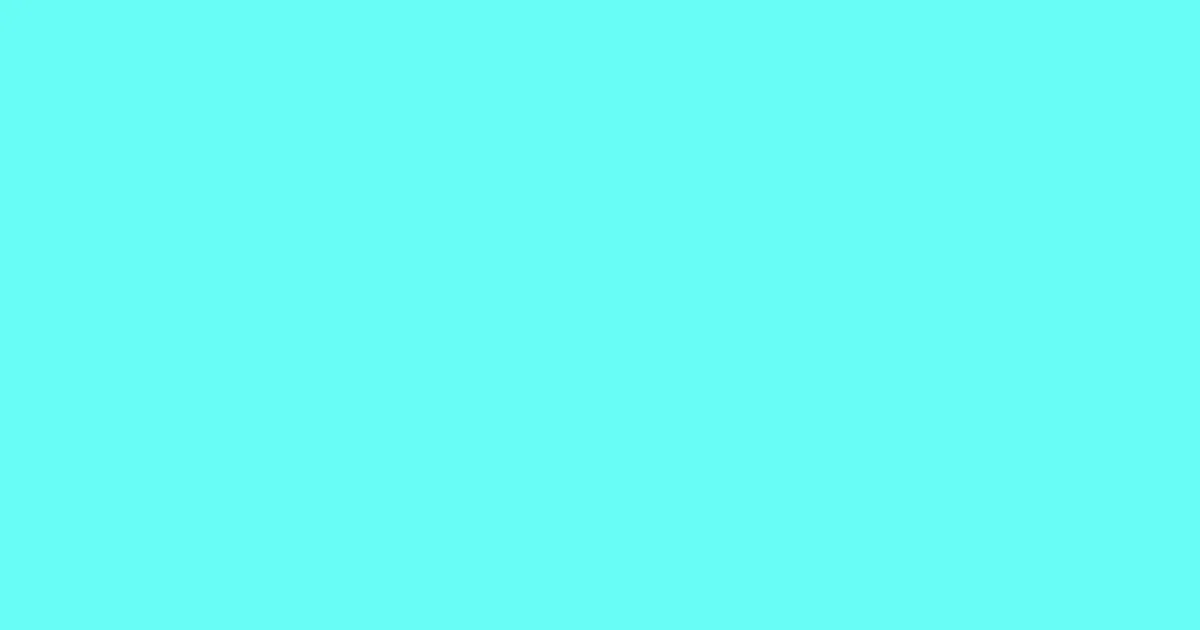 #67fdf5 aquamarine color image
