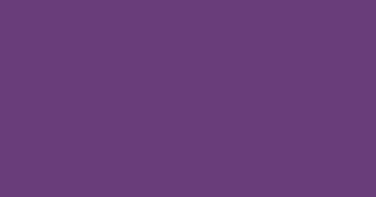 #683c78 cyber grape color image