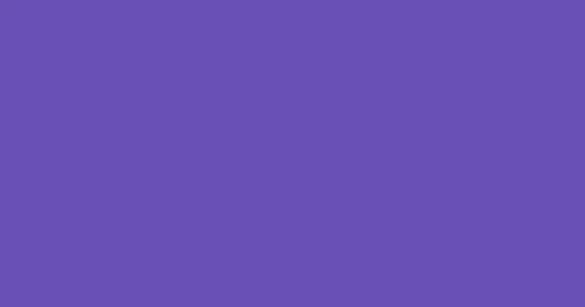 #6850b5 blue violet color image