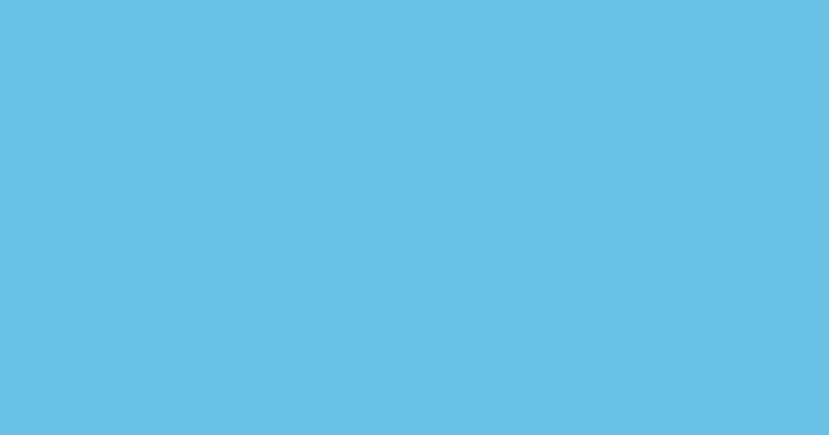 #68c1e4 turquoise blue color image