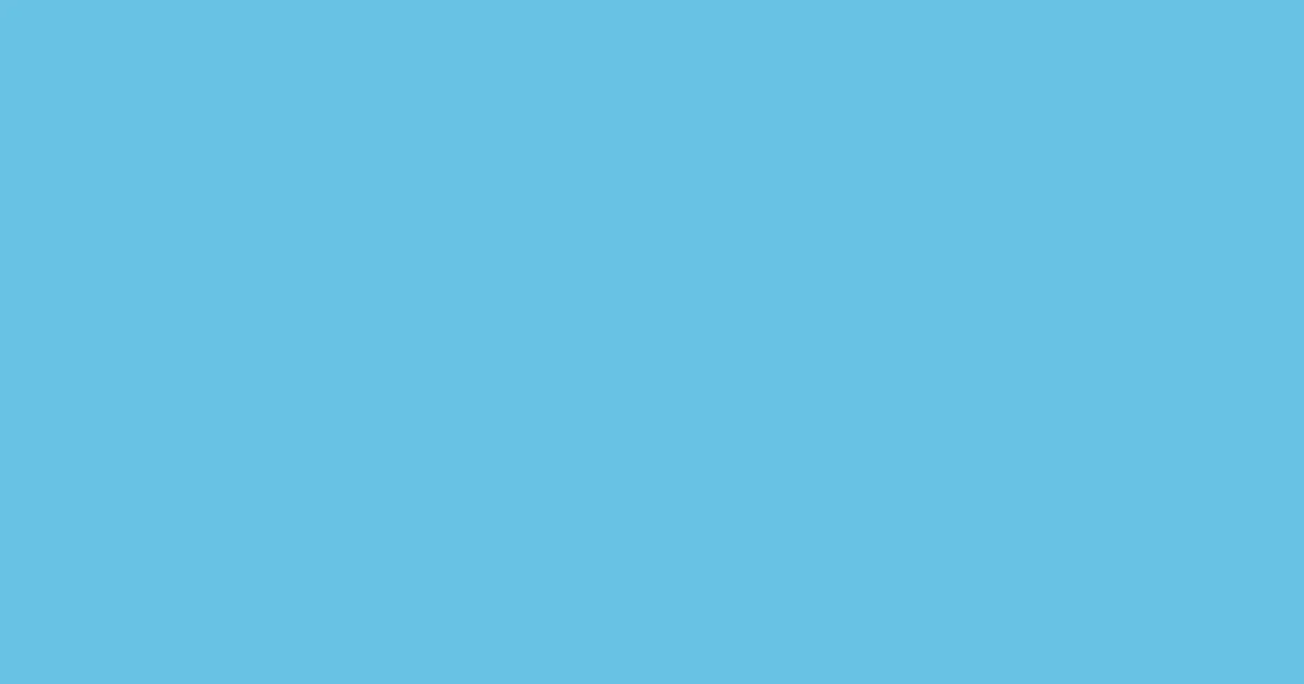 #68c3e4 turquoise blue color image