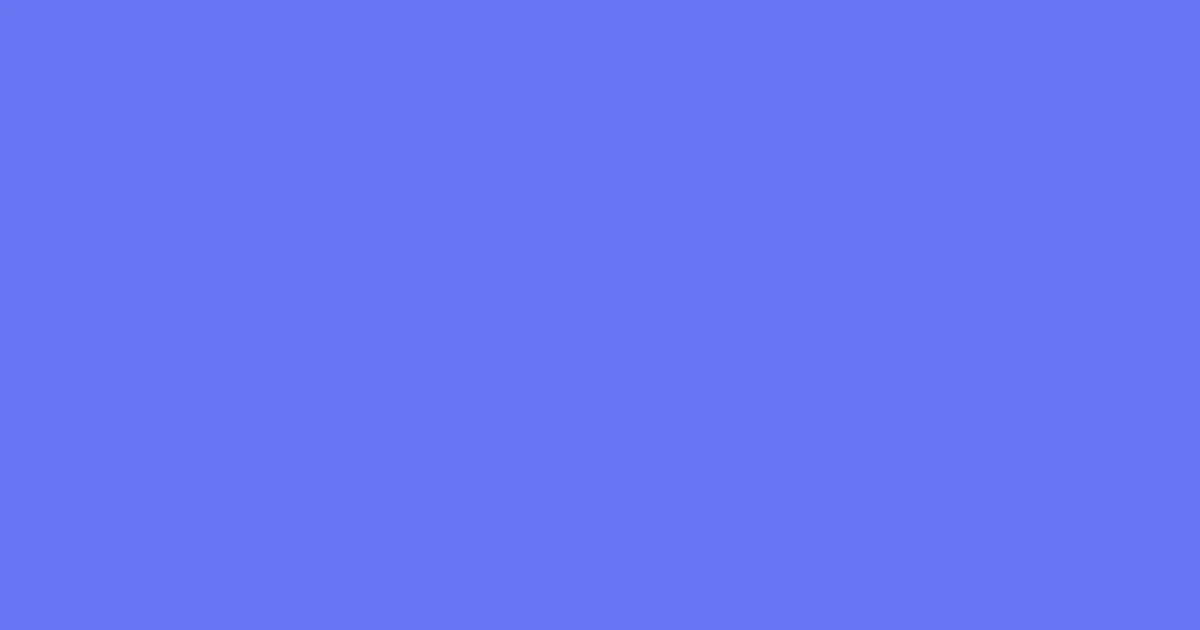 #6975f2 cornflower blue color image