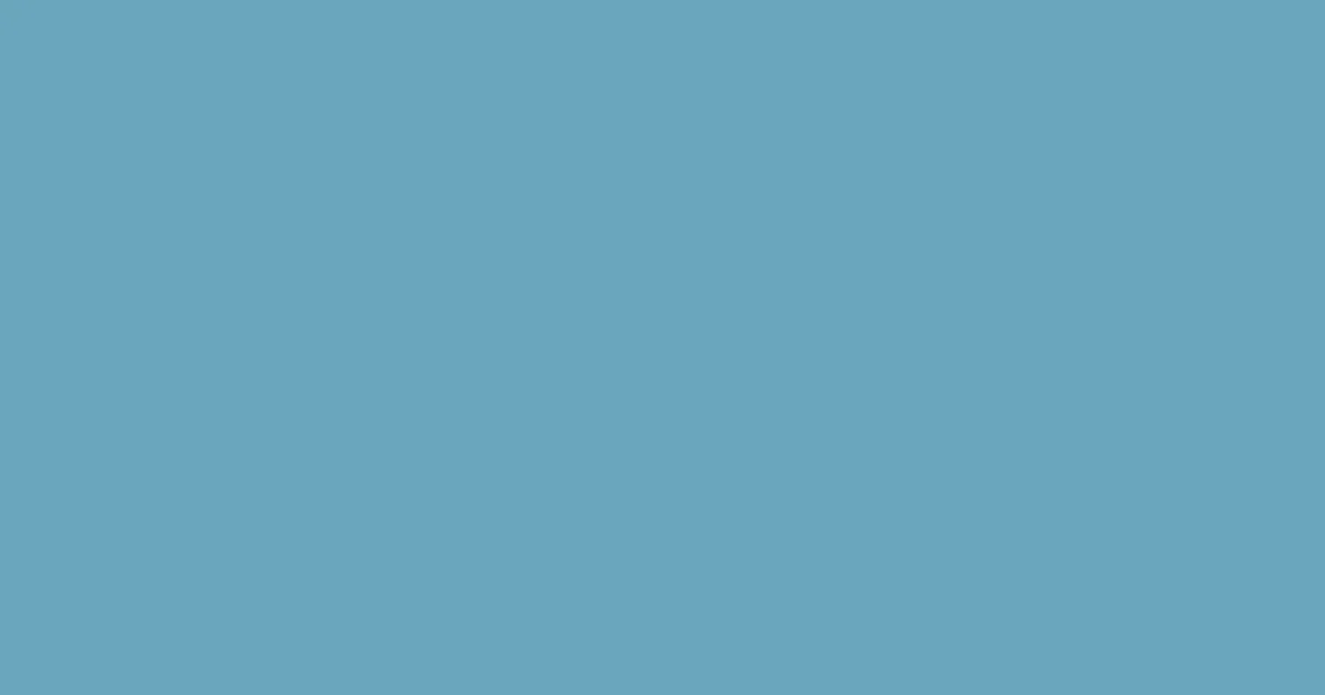#69a5bd cerulean frost color image