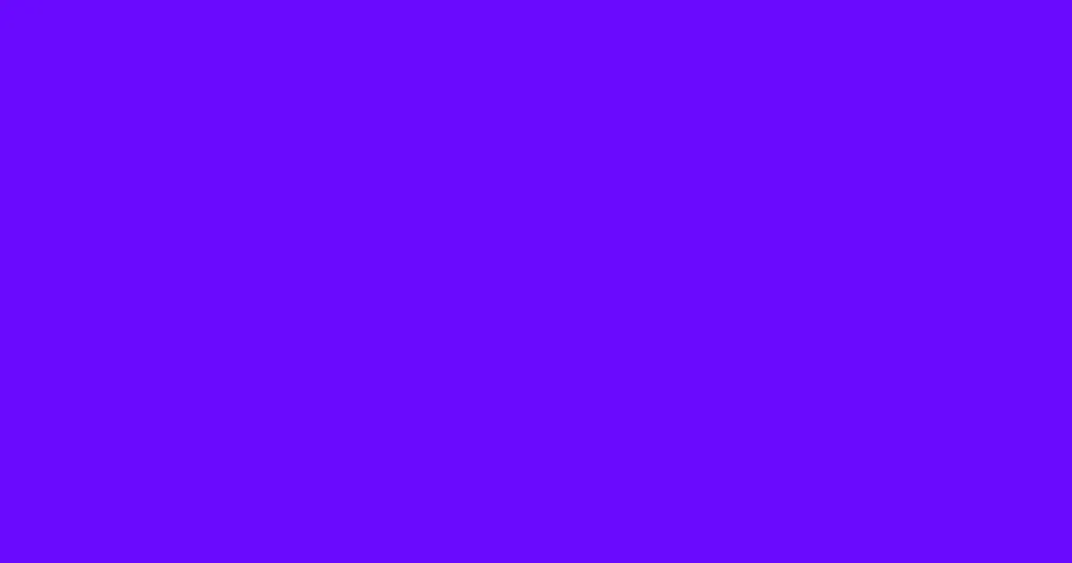 #6a0aff electric violet color image