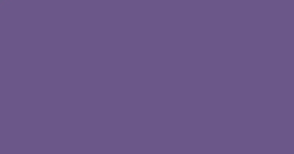 #6a5789 amethyst color image