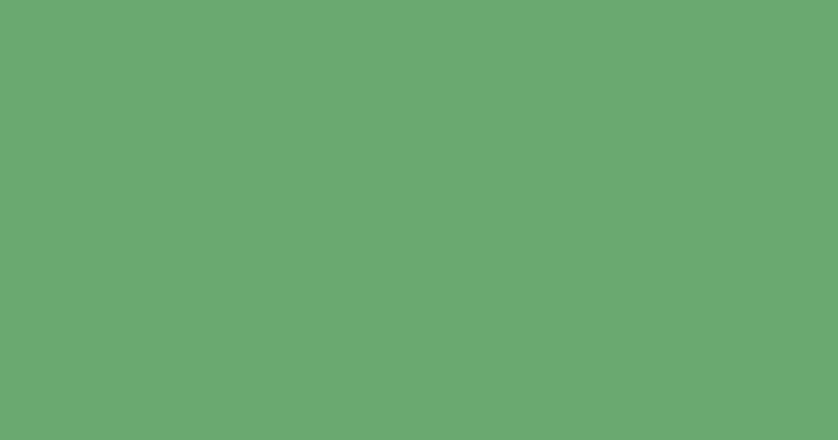 #6aaa71 forest green color image