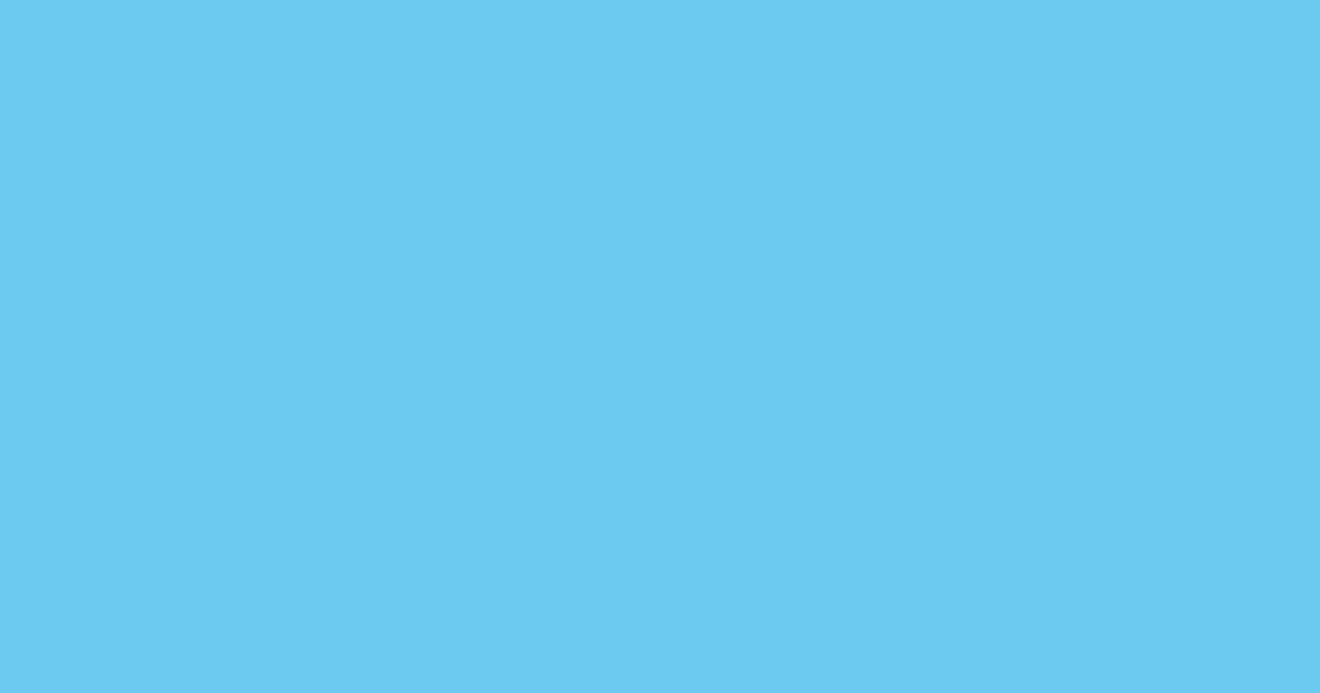 #6ac9ed sky blue color image