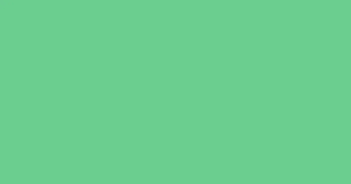 #6ace8f caribbean green pearl color image