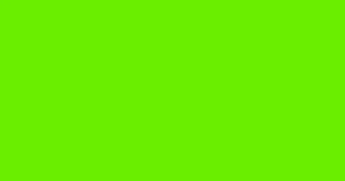 #6aee00 bright green color image